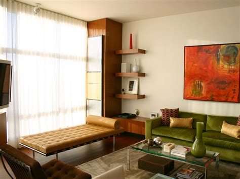 But the concept holds true for mid century modern when it comes to interior design as well. Photo Page | HGTV