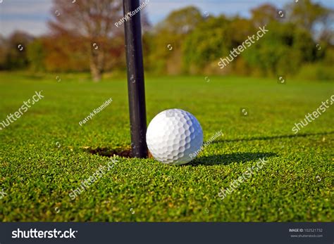 Golf Ball Near Hole Stock Photo 102521732 Shutterstock