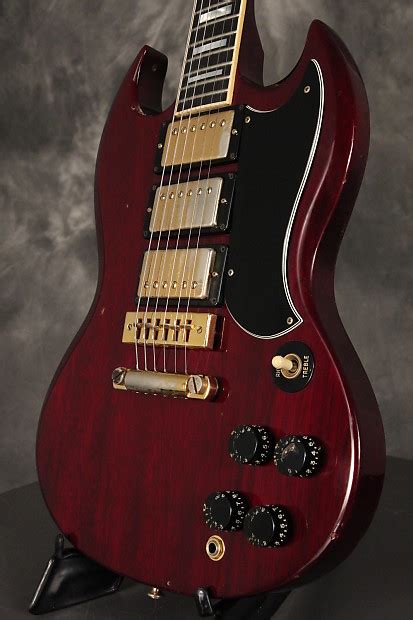 Gibson Sg Custom 3 Pickups Wgold Hardware 1978 Cherry Reverb