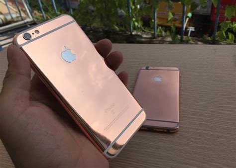 Turn The Iphone 6 Into Rose Gold Plated Iphone 6s