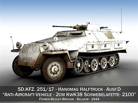 Sdkfz Ausf D Anti Aircraft Vehicle D Model