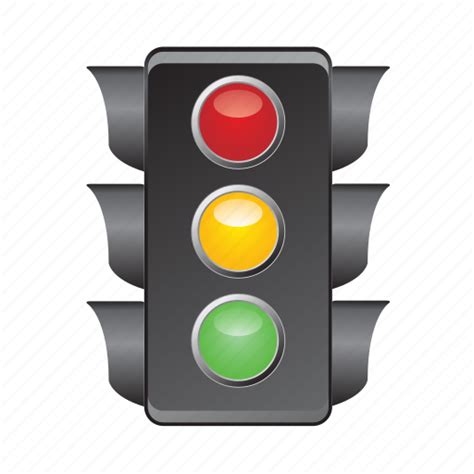Lights Road Semaphore Signal Traffic Icon