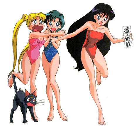 Tsukino Usagi Mizuno Ami Hino Rei And Luna Bishoujo Senshi Sailor Moon Drawn By Tadano