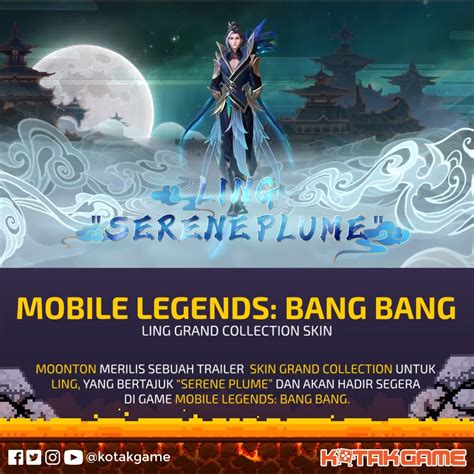 Mobile Legends Bang Bang Ling Grand Collection Skin Serene Plume