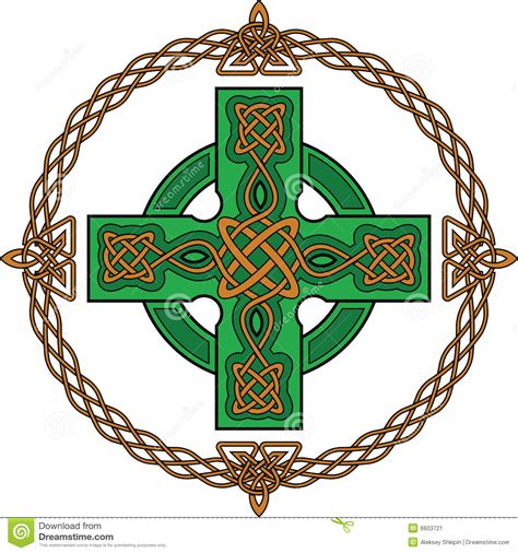 He is said to have blessed the stone, marking it with a latin cross, thus creating the first celtic cross jewelry. Green Celtic Cross Stock Image - Image: 6603721