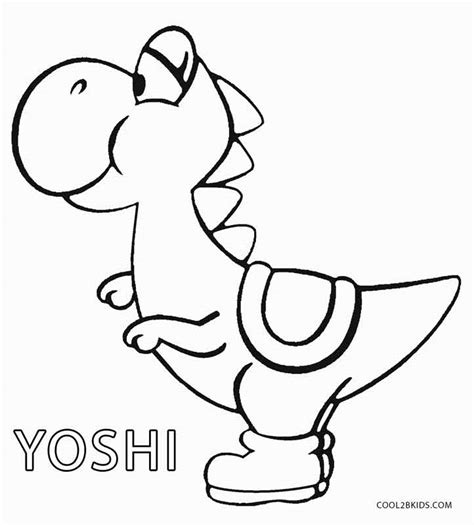 Printable Yoshi Coloring Pages For Kids | Cool2bKids