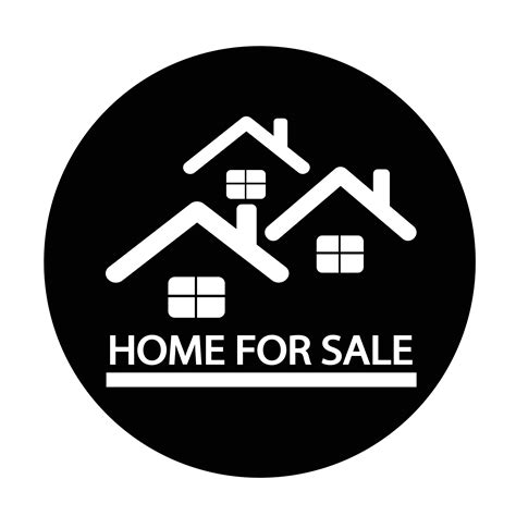 Home For Sale Icon 575574 Vector Art At Vecteezy