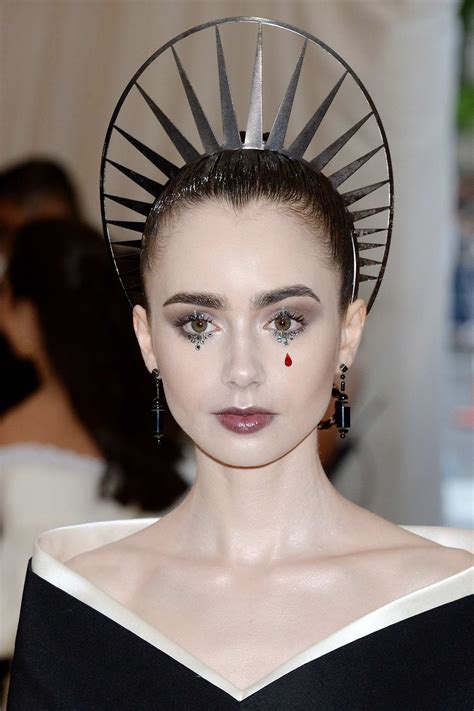 Lily Collins Attends The Costume Institute Benefit Gala Met Gala 2018