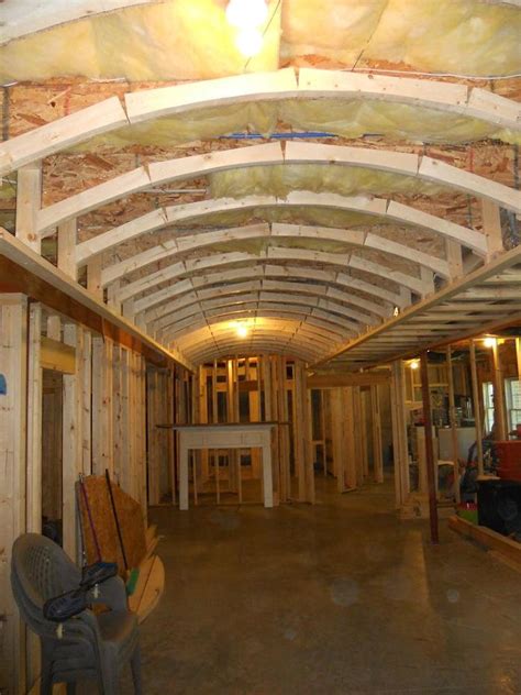 Pouring a concrete ceiling is not a common technique in united states, but is used on a large scale in europe. Framing for a Barrel-Vaulted Coffered Ceiling - Fine ...