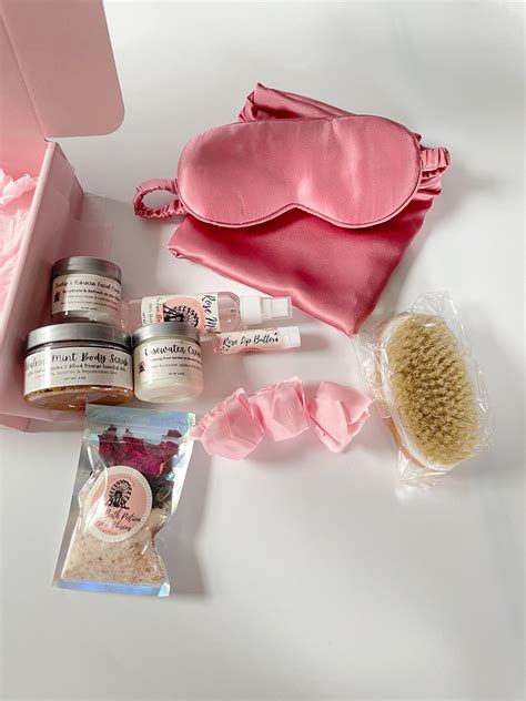 Pamper Skin Care Set Natural Beauty Products Personalized Etsy