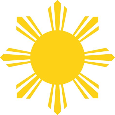 Philippines Sun Vector Clipart Best