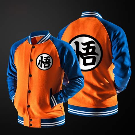 Dragon ball z is a japanese anime television series produced by toei animation. New Japanese Anime Dragon Ball Goku Varsity Jacket Fall casual Hoodie Jacket Coat Brand Baseball ...