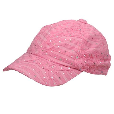 Glitter Caps Pink Osfm C412jh1zq2b Hats And Caps Womens Hats And Caps