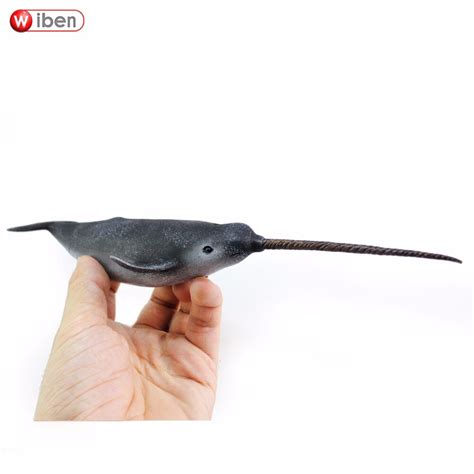 Wiben Sea Life Narwhal Simulation Animal Model Action And Toy Figures