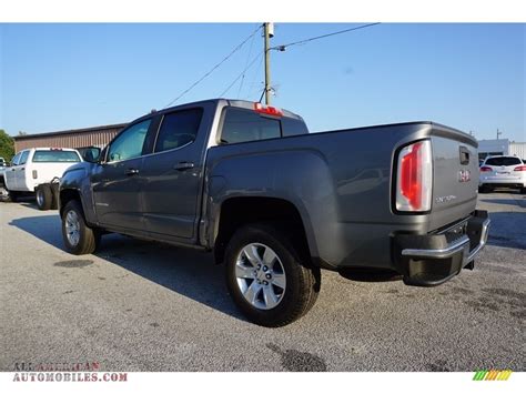 Gmc Canyon Sle Crew Cab In Satin Steel Metallic Photo All American