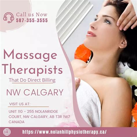 Direct Billing Massage Therapy Near You In Northwest Calgary Nolan Hill Physiotherapy