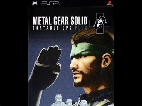 Metal Gear Solid Portable Ops Plus Primeira Vez YouTube