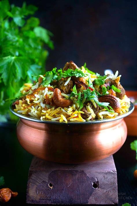 Then add 1/2 the beef biryani and top with sliced fried onion, then add the other half of the rice and top with the rest of the. Beef Biryani | Nish Kitchen | Biryani, Beef biryani, Beef