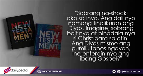 Shocking Philippine Bible Society Produces Hip Pinoy Version Of New