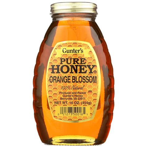 Livingwell Gunters Honey Orange Blossom Honey Gunters 16 Oz