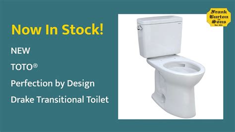Burtons Toto Drake Transitional Toilet Now In Stock Youtube