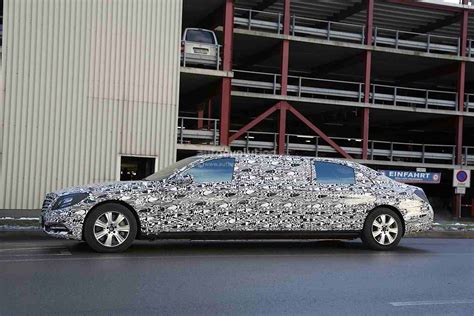 Mercedes S Pullman Spy Shots Show Interior Of The Car