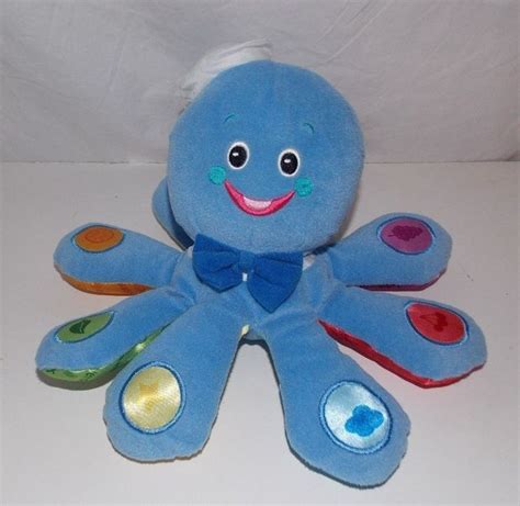 Baby Einstein Octoplush Blue Plush Octopus Musical Trilingual Toy Kids