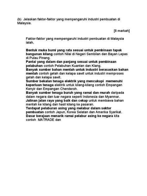 Contoh Jawapan Esei Geografi Tingkatan 6  Riset