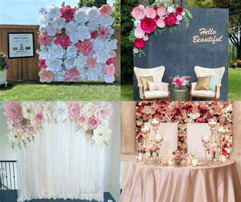 Diy How To Make A Flower Backdrop Tutorial