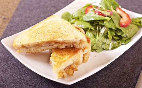 Caramelized Onion Grilled Cheese Sandwich — Land Of Noms