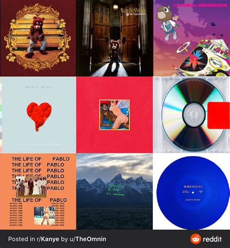 Kanye Albums In Order Of When They Were Released Spent Hours On This
