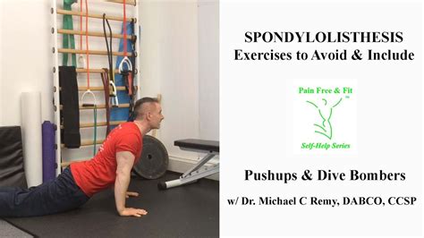 Spondylolisthesis Exercises To Avoid