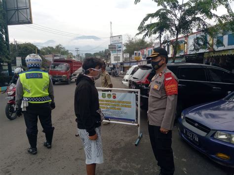 Petugas Operasi Yustisi Di Sukaraja Sukabumi Jaring Belasan Pelanggar