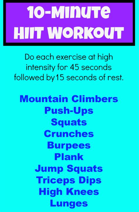 A Minute Hiit Workout You Can Do Anywhere