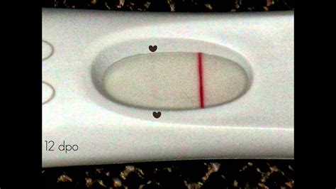 Fr Pregnancy Test 12 Dpo Youtube