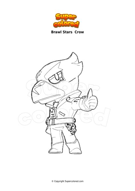 Desenhos De Brawl Stars Para Colorir E Imprimir Crow Images And