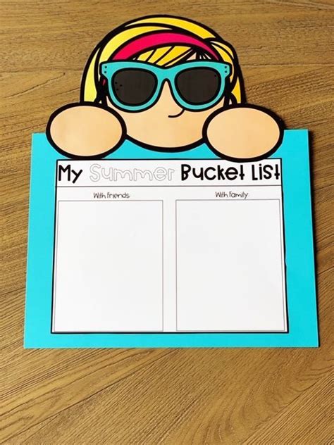 Summer Bucket List Craft - Teach Talk Inspire