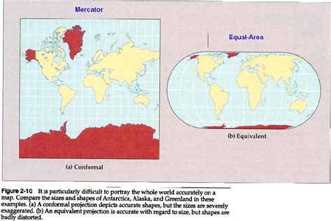 Equal Area Map Projection Examples