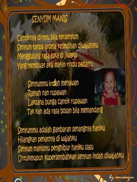 We did not find results for: PUISI CINTA BY ANISAYU: * SENYUM MANIS