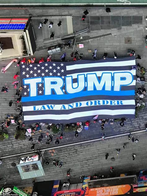 Largest Trump Flag Ever Made Is Unveiled Over The Controversial Blm