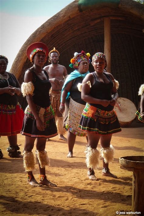 south africa a zulu village dance