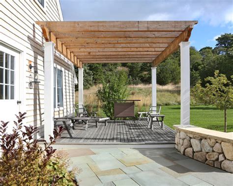 Built this pergola next to my house. Free Standing Pergola | Houzz
