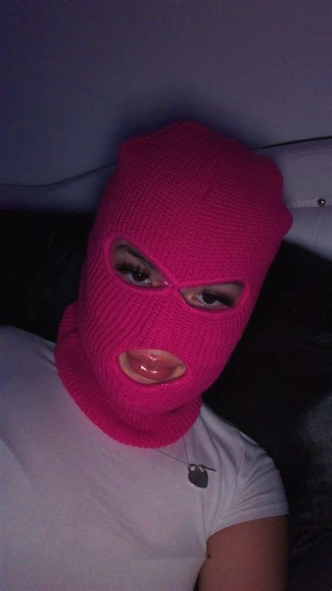 🖤 Gangsta Pink Ski Mask Aesthetic 2021