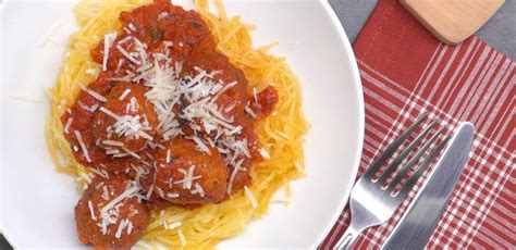 Slow Cooker Spaghetti Squash And Meatballs Recipe Tiphero