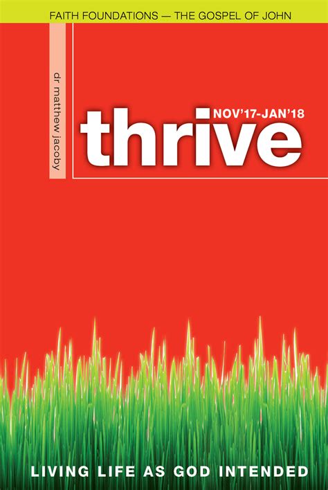 Thrive Bible Reading Guide - 5iveonline