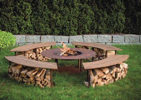 Bei einer feuerstelle im garten kann man mit seinen liebsten schön relaxen. Alpenline - Feuerstelle Circle