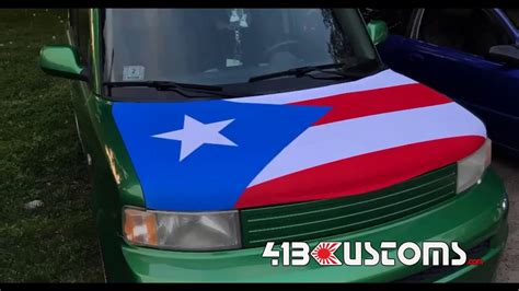 Puerto Rico Car Hood Flag Covers Youtube