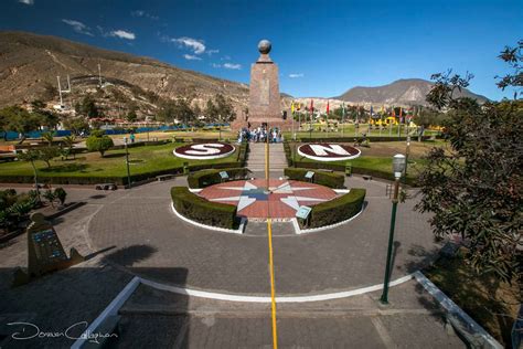 Equator Spot In Quito Ecuador