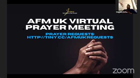 03 10 2020 Saturday Virtual Prayer Meeting Youtube