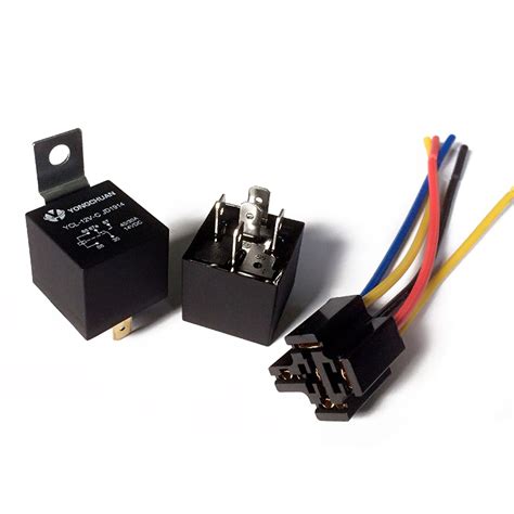 Shop Auto Relays Online Dc 12v 40a Amp Jd 1914 Relay And Socket Spdt 5